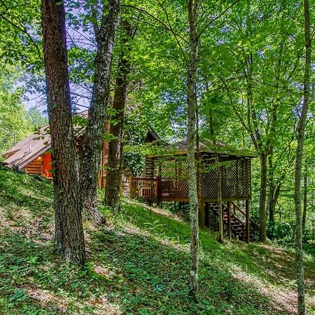 Very Private, Real Log Cabin With Hot Tub! Sevierville Ngoại thất bức ảnh
