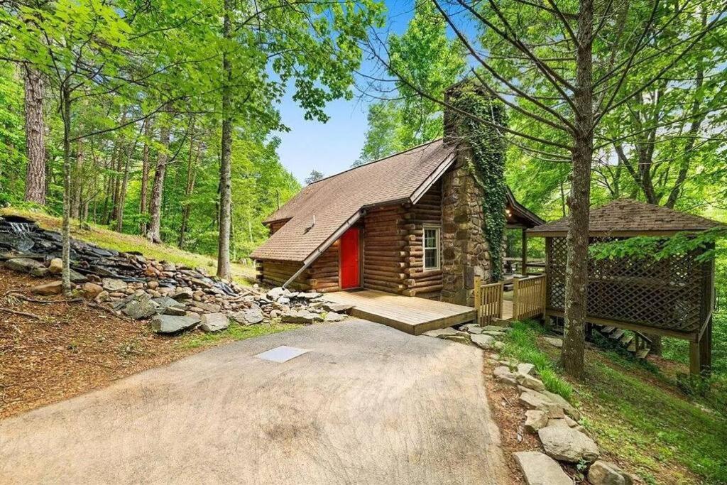 Very Private, Real Log Cabin With Hot Tub! Sevierville Ngoại thất bức ảnh