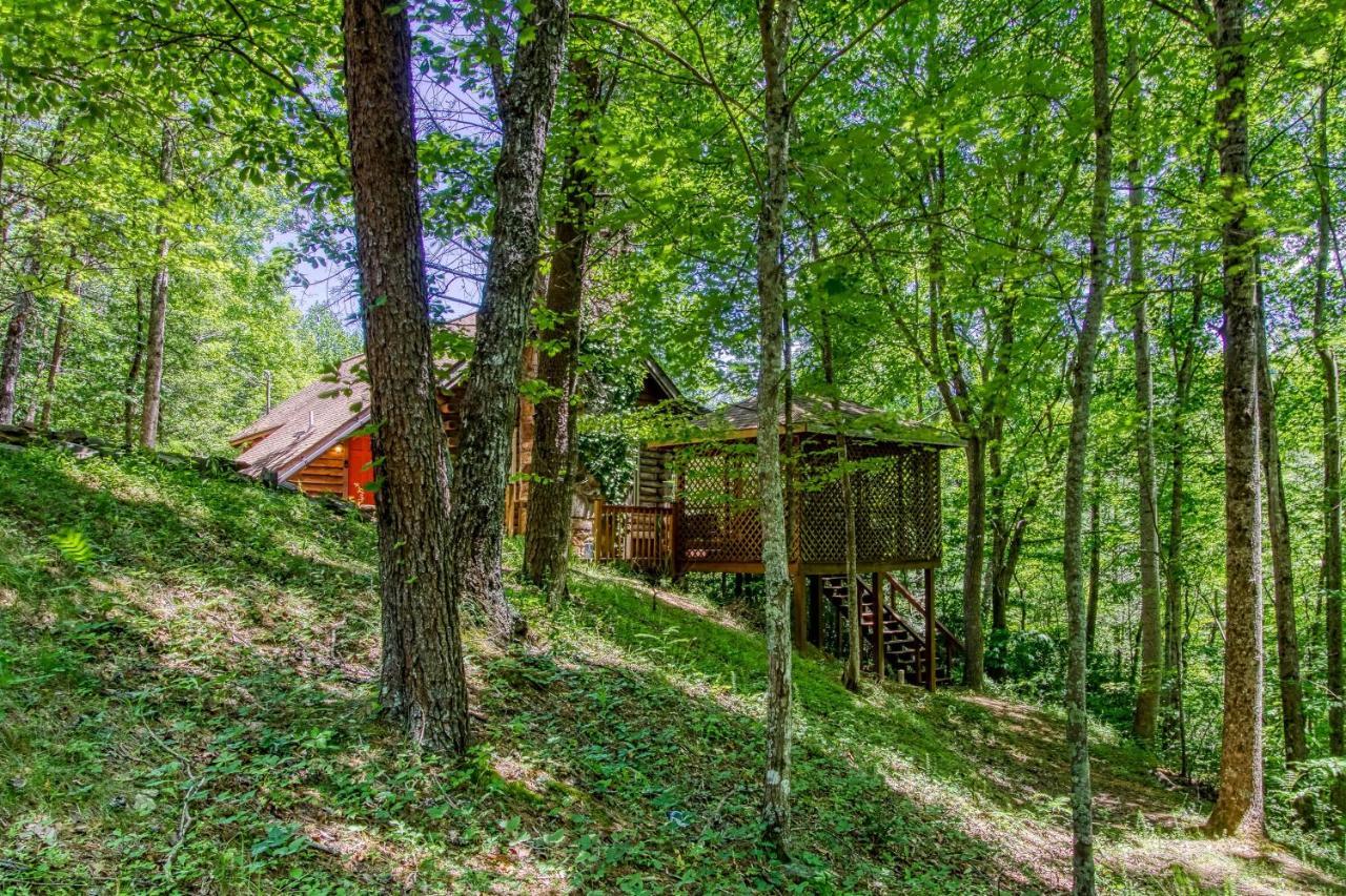 Very Private, Real Log Cabin With Hot Tub! Sevierville Ngoại thất bức ảnh