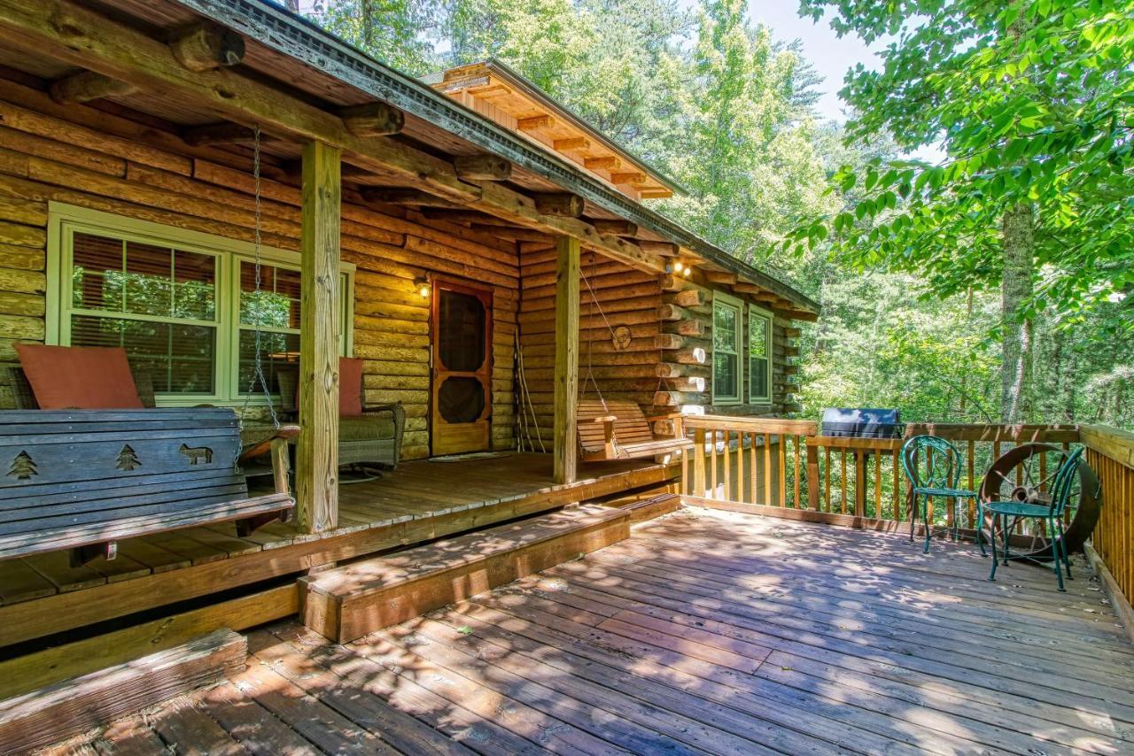 Very Private, Real Log Cabin With Hot Tub! Sevierville Ngoại thất bức ảnh