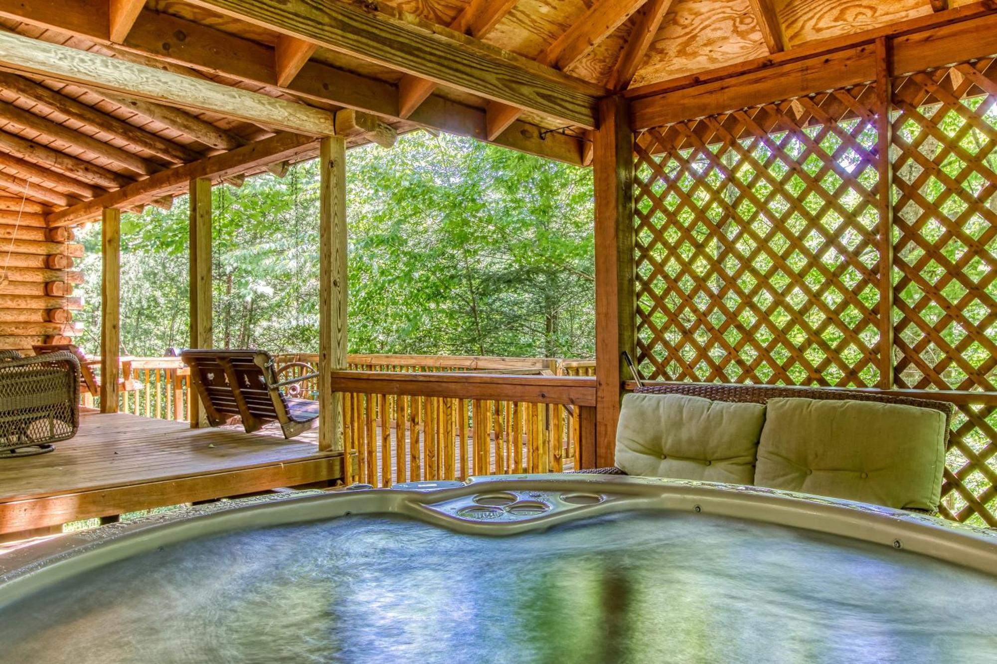 Very Private, Real Log Cabin With Hot Tub! Sevierville Ngoại thất bức ảnh